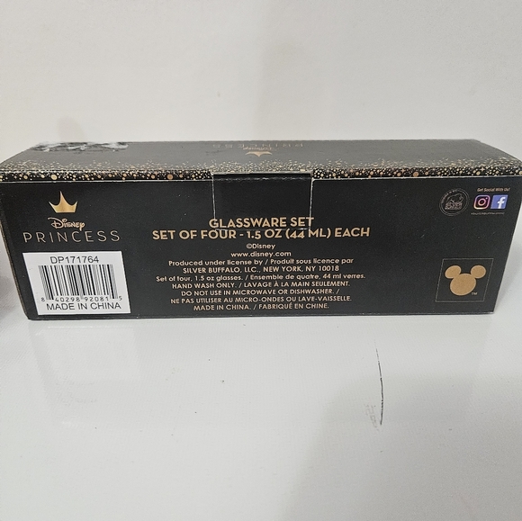 Disney Princess Glassware Set of Four! - Picture 4 of 4